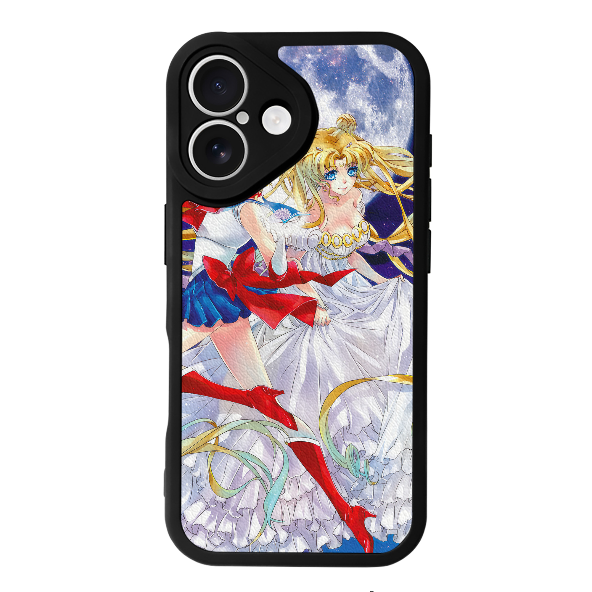 （画像用） 美少女戦士セーラームーン Sailor Moon 【iPhone 16シリーズ対応】シリコンスマホケース（レザー調） 材質：シリコン